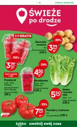 Gazetka promocyjna Żabka - Gazetka - ważna od 16.07 do 16.07.2024 - strona 63 - produkty: Warzywa, Gra, Pomidorki, Ziemniaki, Sałat, Owoce, Pomidory, Rzodkiewka