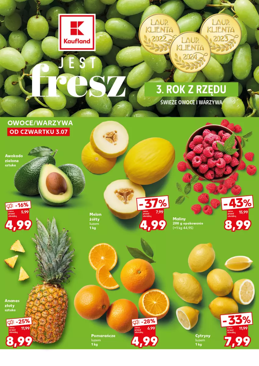 Gazetka promocyjna Kaufland - Mocny Start - ważna 07.07 do 09.07.2025 - strona 10 - produkty: Cytryny, LG, Owoce, Warzywa