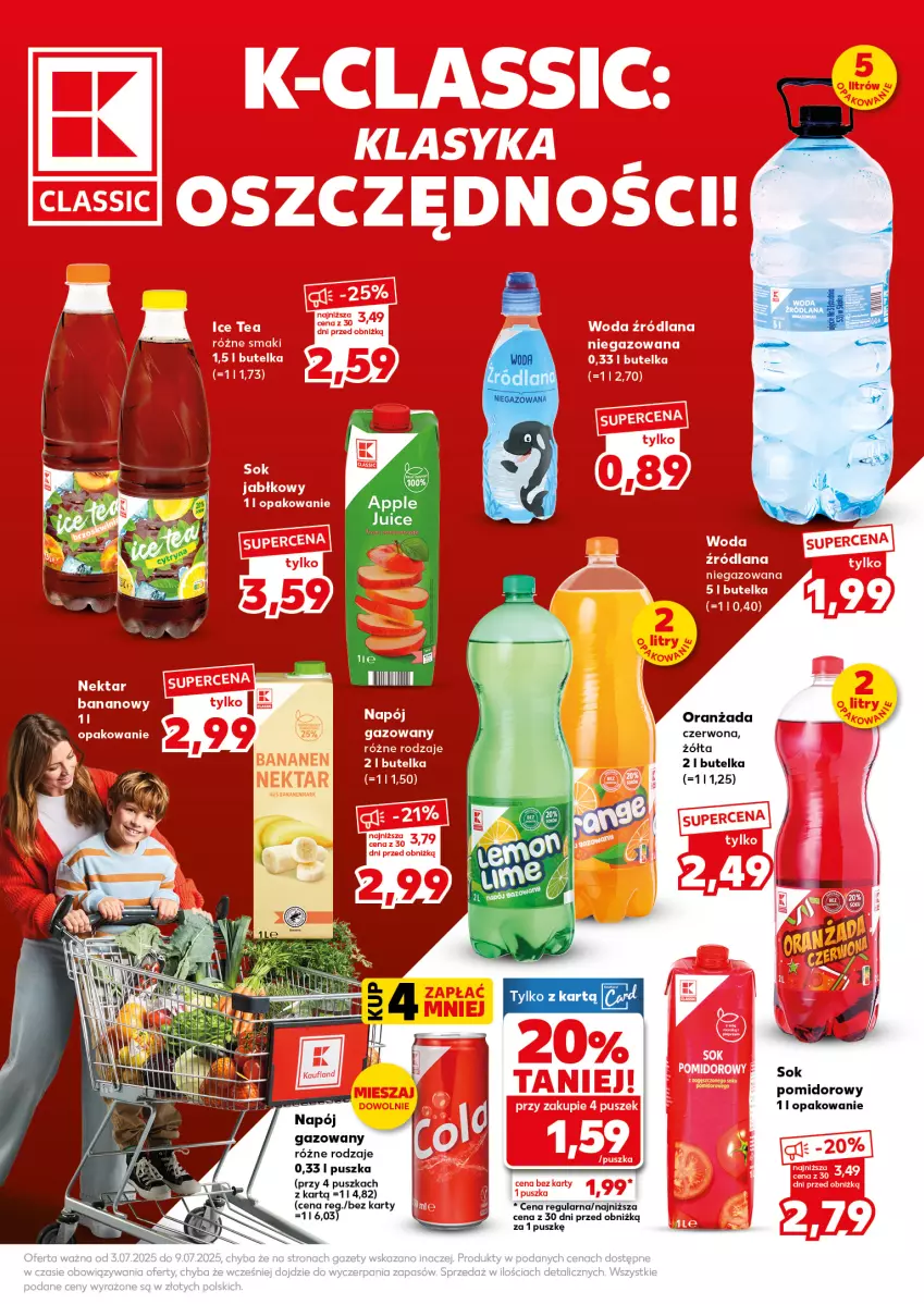 Gazetka promocyjna Kaufland - Mocny Start - ważna 07.07 do 09.07.2025 - strona 19 - produkty: Napój, Oranżada, Sok, Sok pomidorowy