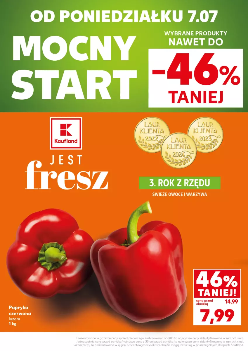 Gazetka promocyjna Kaufland - Mocny Start - ważna 07.07 do 09.07.2025 - strona 2 - produkty: LG, Owoce, Warzywa