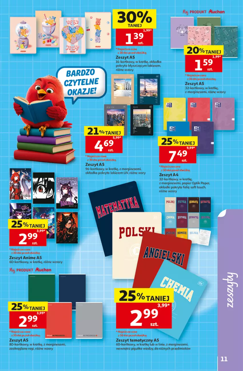 Gazetka promocyjna Auchan - 30 Lat Hipermarket - ważna 16.07 do 22.07.2026 - strona 11 - produkty: Gin, Lakier, Papier