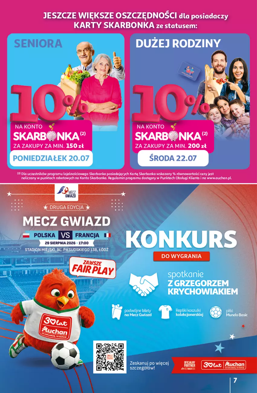 Gazetka promocyjna Auchan - 30 Lat Hipermarket - ważna 16.07 do 22.07.2026 - strona 7 - produkty: Gra