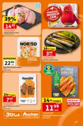 Gazetka promocyjna Auchan - 30 Lat Hipermarket - Gazetka - ważna od 22.07 do 22.07.2026 - strona 17 - produkty: Glazura, Sos, Tilapia, Krewetki, Lazur, Fa