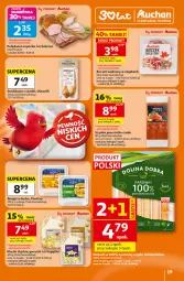 Gazetka promocyjna Auchan - 30 Lat Hipermarket - Gazetka - ważna od 22.07 do 22.07.2026 - strona 19 - produkty: Ser, Parówki, Gnocchi, Prosciutto, Boczek wedzony, Kopytka, Szynka, Burger, Morliny, Boczek, Olewnik