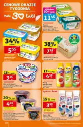 Gazetka promocyjna Auchan - 30 Lat Hipermarket - Gazetka - ważna od 22.07 do 22.07.2026 - strona 22 - produkty: Serek wiejski, Sok, Ser, Mus, Benecol, Jogurt, Mlekovita, Serek, Pudding, Masło, Napój, Mleko, Fa