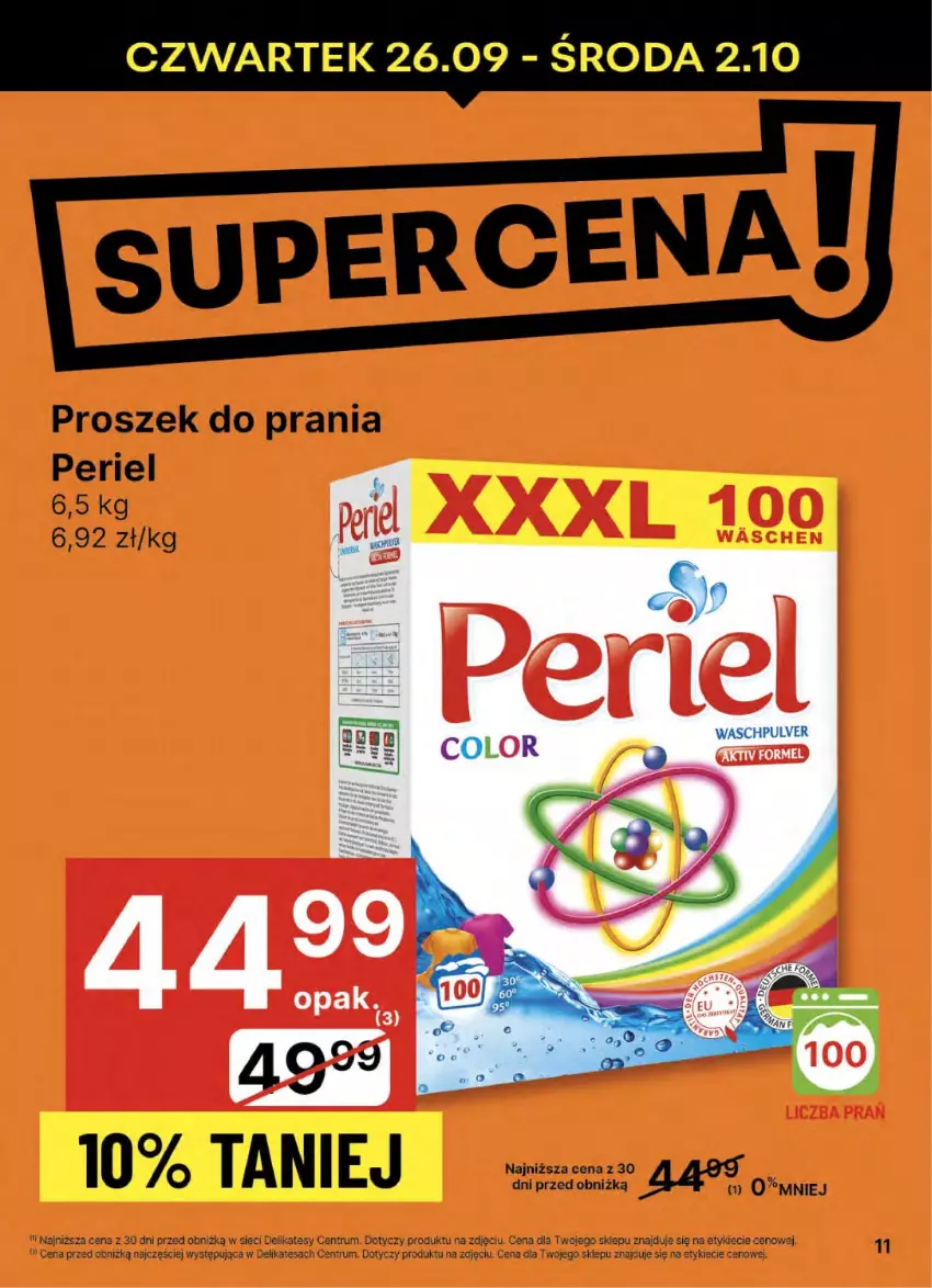 Gazetka promocyjna Delikatesy Centrum - NOWA GAZETKA Delikatesy Centrum od 26 września! 26.09-02.10.2024 - ważna 26.09 do 02.10.2024 - strona 11 - produkty: Proszek do prania, Rum