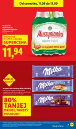 Gazetka promocyjna Lidl - GAZETKA - Gazetka - ważna od 13.09 do 13.09.2025 - strona 11 - produkty: Mus, Muszynianka, Woda mineralna, Woda, Milka, Magnez