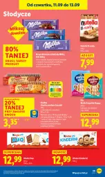 Gazetka promocyjna Lidl - GAZETKA - Gazetka - ważna od 13.09 do 13.09.2025 - strona 31 - produkty: Ciastka, Nutella, Karp, Wazon, Wafle, Sanki, Sezam, Ciastka owsiane, Kinder, Milka, Kokos