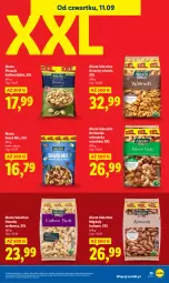 Gazetka promocyjna Lidl - GAZETKA - Gazetka - ważna od 13.09 do 13.09.2025 - strona 41 - produkty: Orzechy włoskie, Pistacje, Migdały łuskane, Migdały