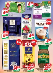 Gazetka promocyjna Dino - Gazetka - Gazetka - ważna od 22.02 do 22.02.2022 - strona 5 - produkty: Tchibo, Kawa rozpuszczalna, Kawa ziarnista, Kawa mielona, Kawa, Teekanne, Cappuccino, Jacobs, Herbata, Fa