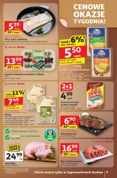 Gazetka promocyjna Auchan - Wielkie przeboje cenowe Supermarket - Gazetka - ważna od 29.10 do 29.10.2025 - strona 5 - produkty: Polędwica, Pierogi, Mięso mielone, Sok, Krajanka śledziowa, Hochland, Gouda, Dorsz, Mięso, Fa