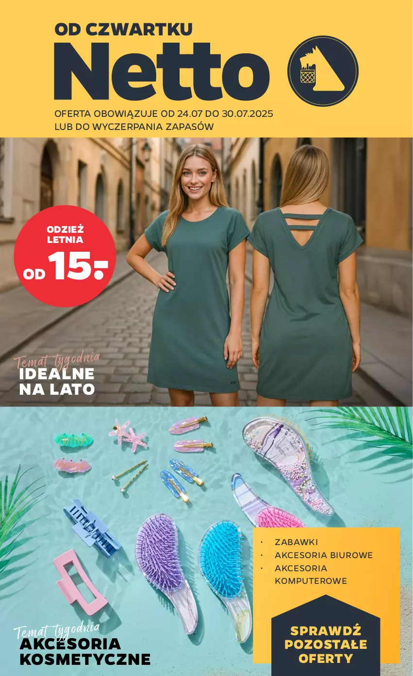 Gazetka promocyjna Netto - Od Czwartku Przemysłowa - ważna 24.07 do 30.07.2025 - strona 1 - produkty: Biuro, Komputer