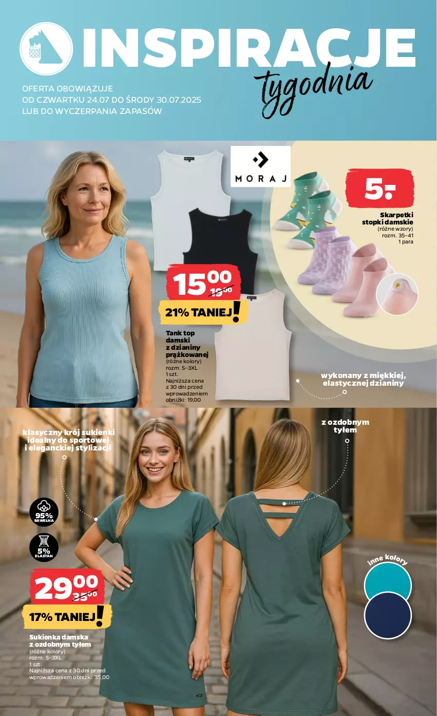 Gazetka promocyjna Netto - Od Czwartku Przemysłowa - ważna 24.07 do 30.07.2025 - strona 2 - produkty: Karp, Por, Skarpetki, Sport, Sukienka, Top, Wełna