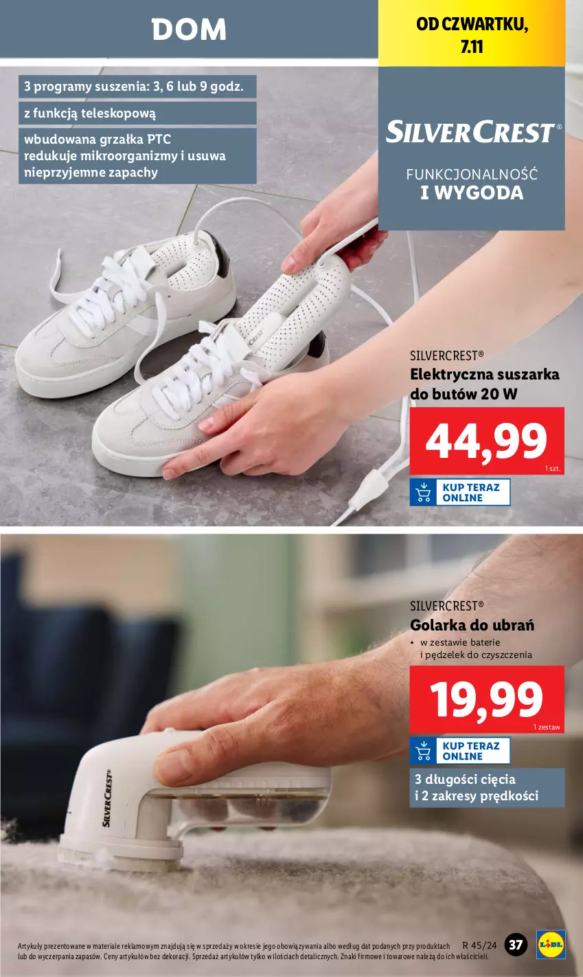 Gazetka promocyjna Lidl - GAZETKA - ważna 04.11 do 09.11.2024 - strona 41 - produkty: Golarka, Gra, Grzałka, Silvercrest, Suszarka, Teleskop