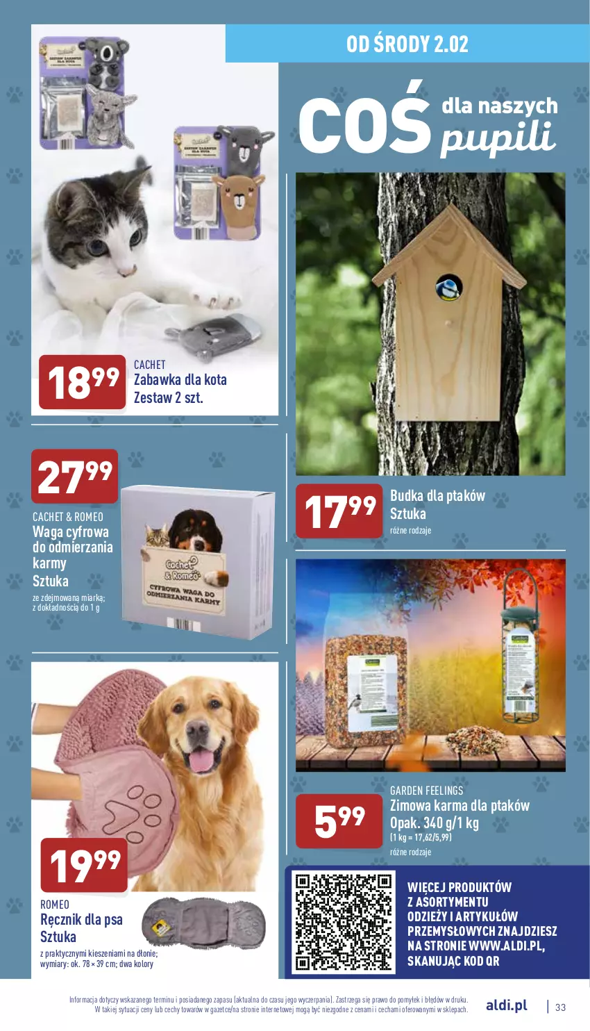 Gazetka promocyjna Aldi - Pełny katalog - ważna 31.01 do 05.02.2022 - strona 33 - produkty: Ręcznik, Waga, Zabawka