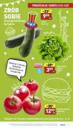 Gazetka promocyjna Aldi - Pełny katalog - Gazetka - ważna od 05.02 do 05.02.2022 - strona 3 - produkty: Sałat, Burger, Pomidor malinowy