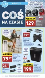 Gazetka promocyjna Aldi - Pełny katalog - Gazetka - ważna od 05.02 do 05.02.2022 - strona 30 - produkty: Piec, Teleskop, Top, Sok, Pulsoksymetr, Papier, Kosz, Kije, Pojemnik, Niszczarka, Smartwatch, Kamizelka, Monitor, Waga, Fa