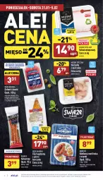 Gazetka promocyjna Aldi - Pełny katalog - Gazetka - ważna od 05.02 do 05.02.2022 - strona 4 - produkty: Kurczak, Krakus, Salami, Mięsne specjały, Tera, Schab wieprzowy, Morliny, Kabanos, Kiełbasa, Mięso wieprzowe, Mięso