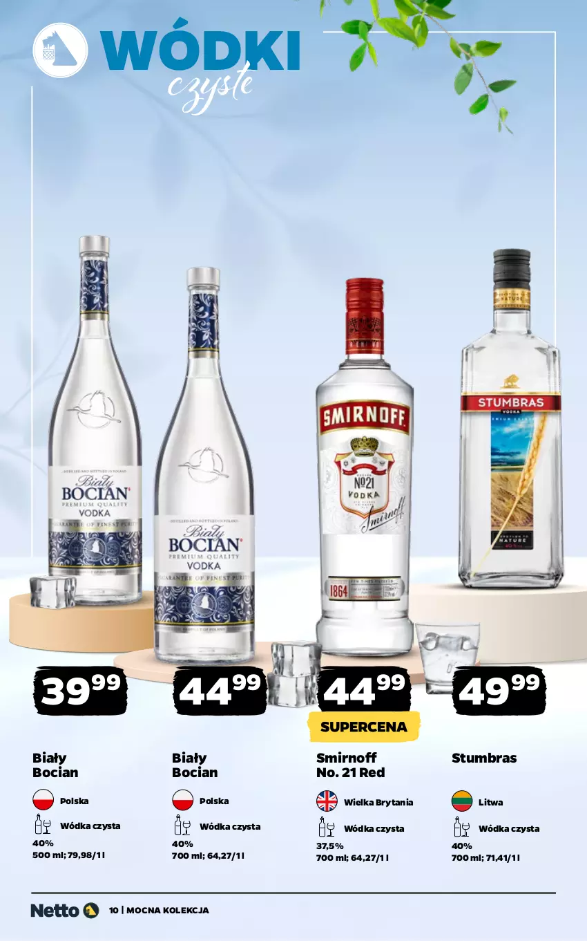 Gazetka promocyjna Netto - Alkohole - Mocne - ważna 25.05 do 06.06.2026 - strona 10 - produkty: Biały Bocian, Wódka