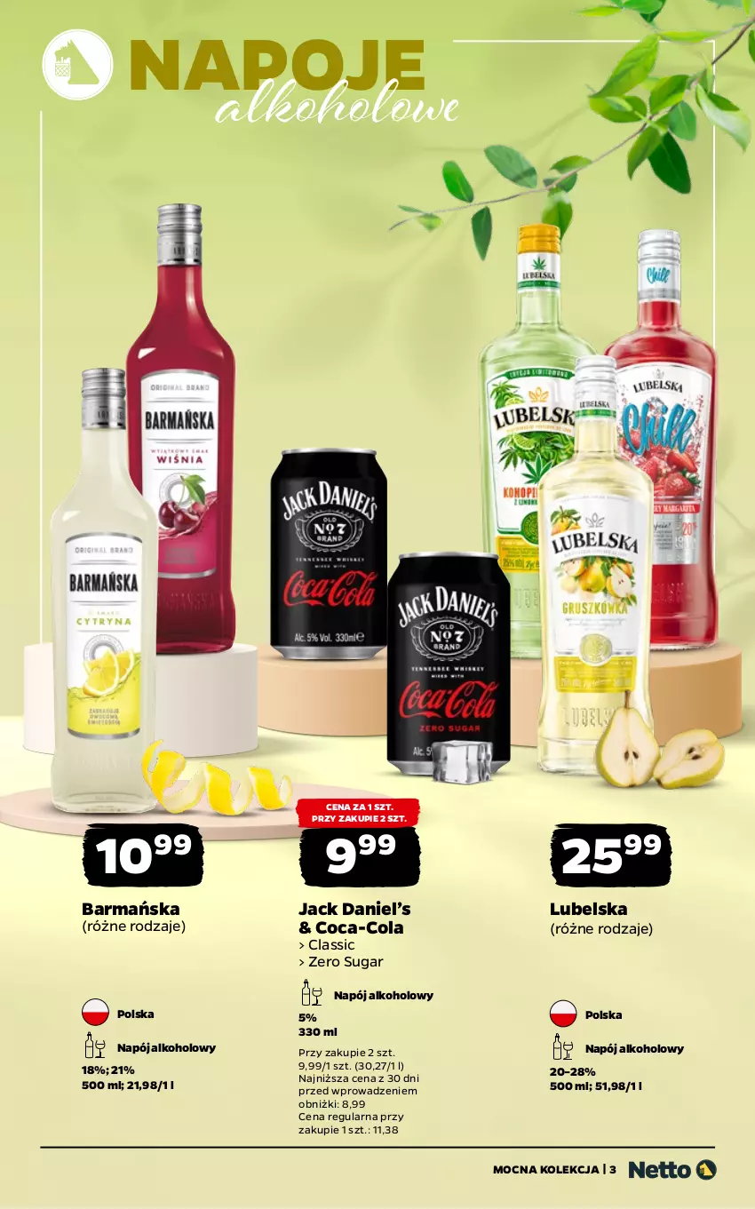 Gazetka promocyjna Netto - Alkohole - Mocne - ważna 25.05 do 06.06.2026 - strona 3 - produkty: Coca-Cola, Napój, Napoje