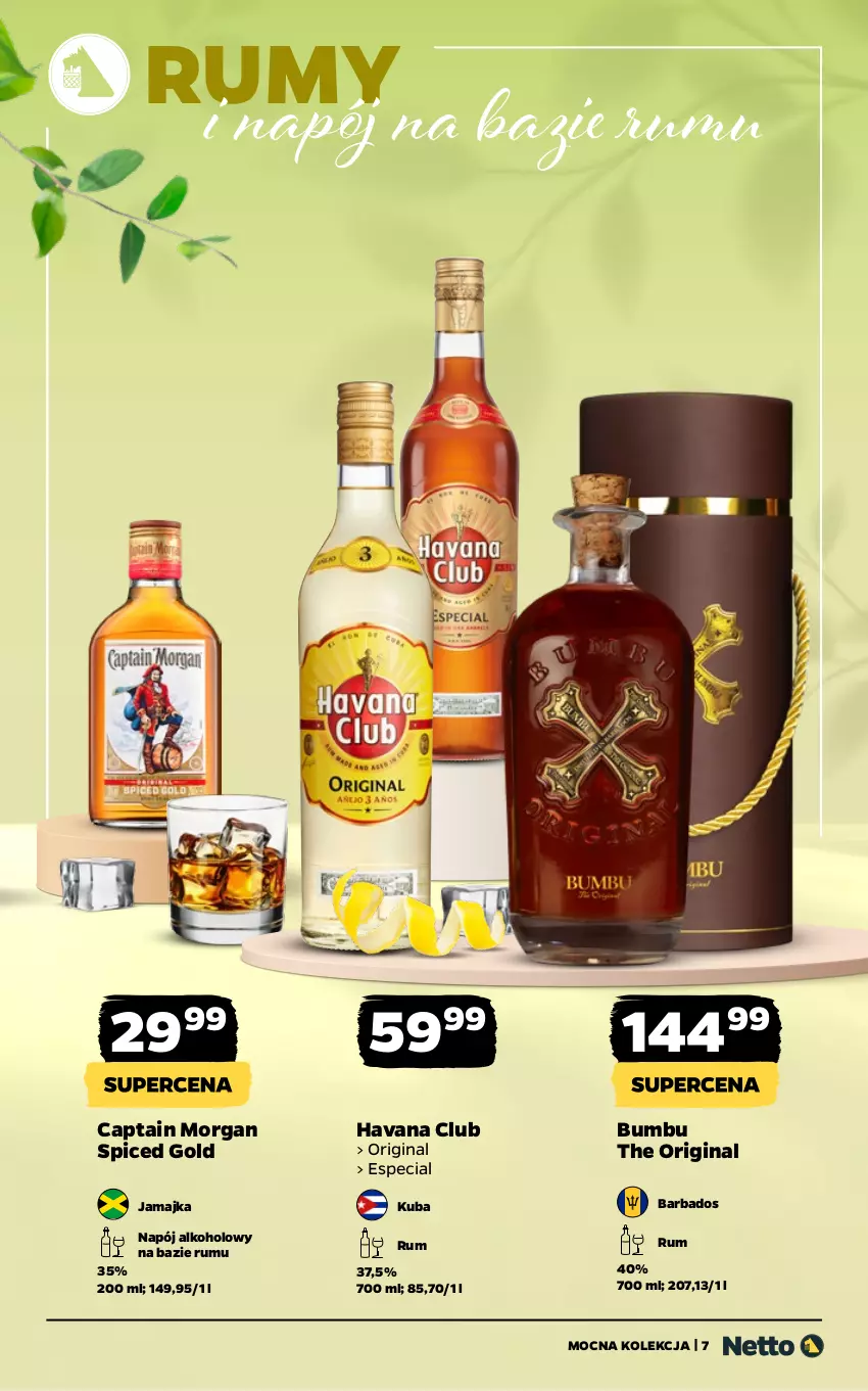 Gazetka promocyjna Netto - Alkohole - Mocne - ważna 25.05 do 06.06.2026 - strona 7 - produkty: Captain Morgan, Gin, Napój, Rum