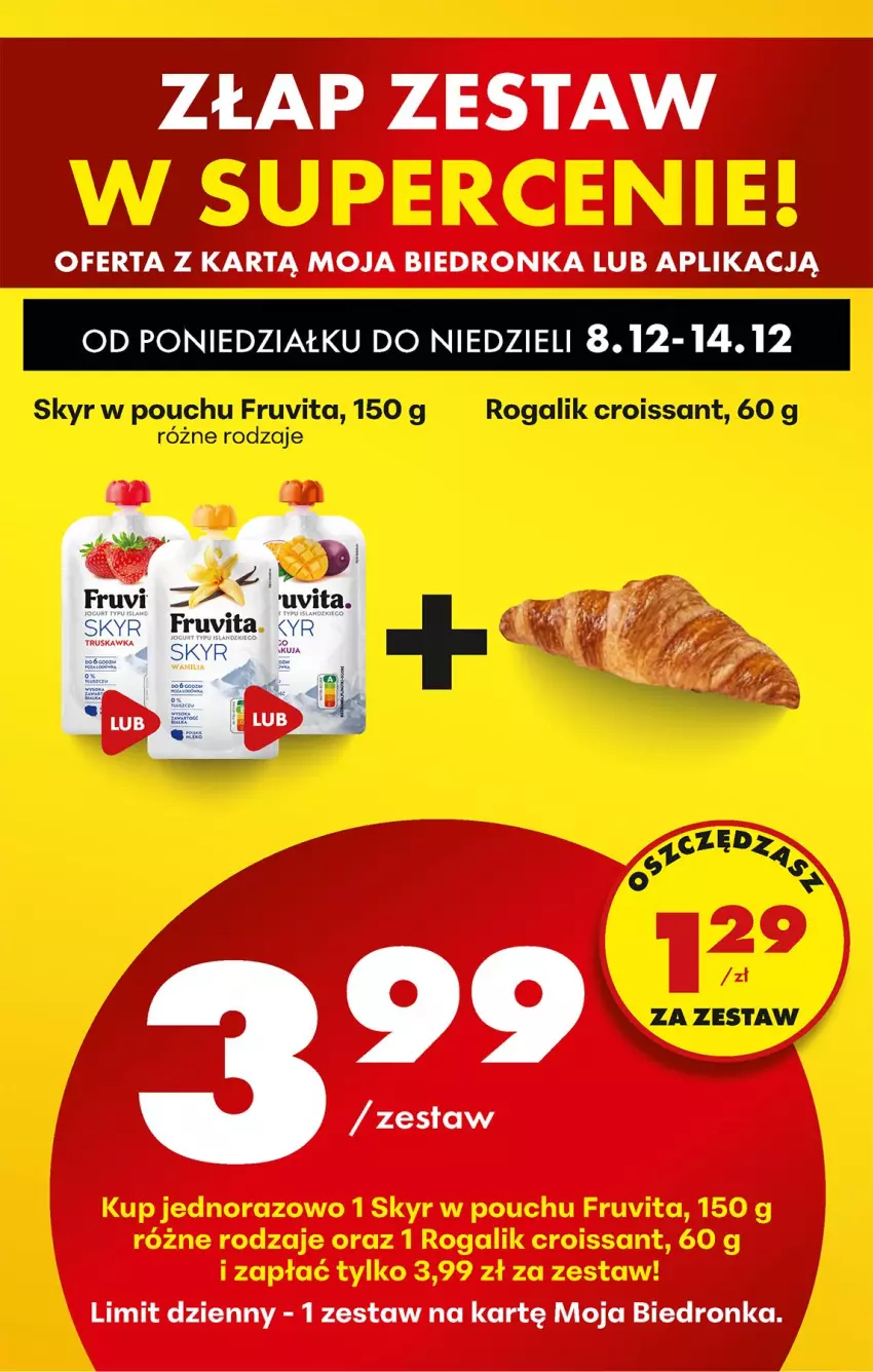 Gazetka promocyjna Biedronka - Od Poniedziałku - ważna 08.12 do 13.12.2025 - strona 27 - produkty: Croissant, Rogal