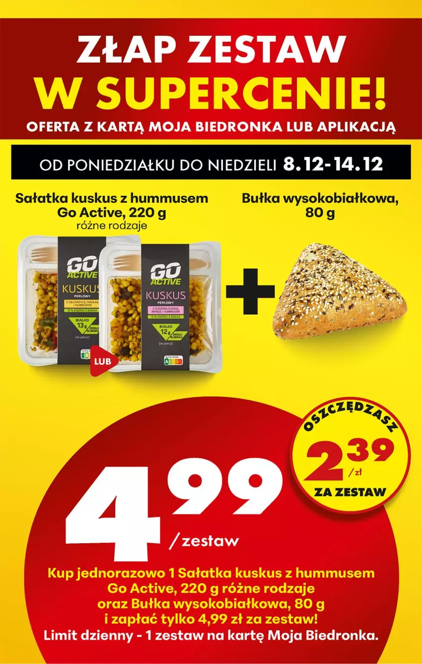 Gazetka promocyjna Biedronka - Od Poniedziałku - ważna 08.12 do 13.12.2025 - strona 30 - produkty: Hummus, Kuskus, Mus, Sałat, Sałatka