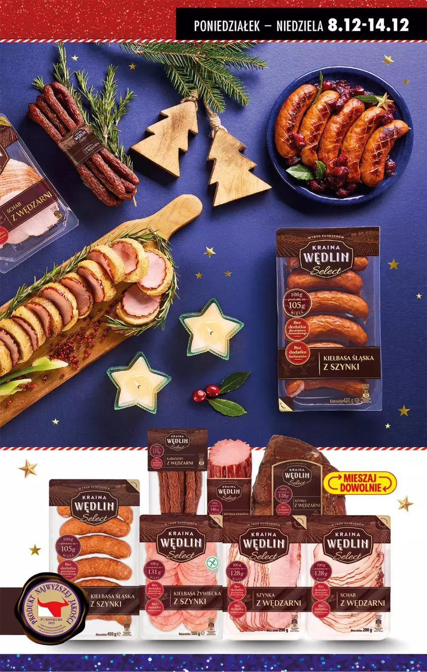 Gazetka promocyjna Biedronka - Od Poniedziałku - ważna 08.12 do 13.12.2025 - strona 52 - produkty: Kiełbasa, Kiełbasa śląska, Koc, Szynka