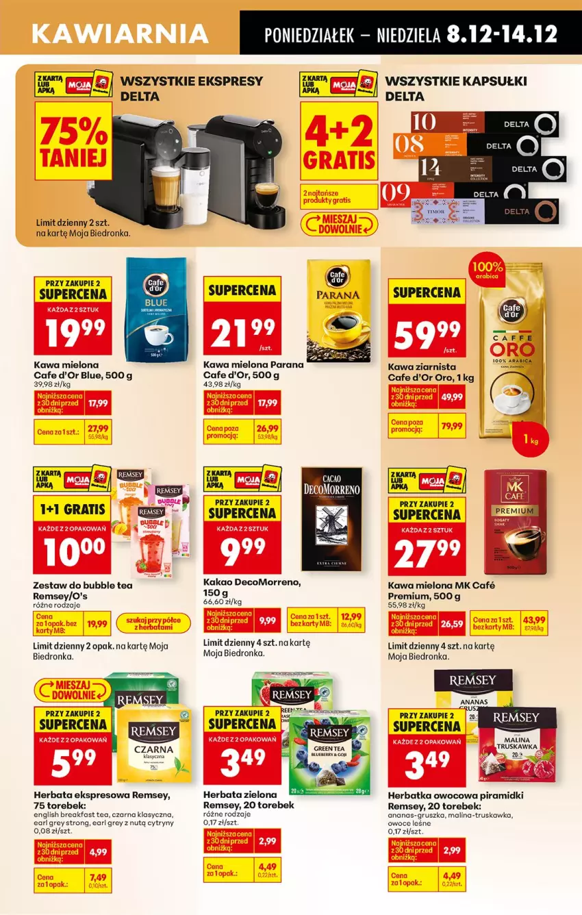 Gazetka promocyjna Biedronka - Od Poniedziałku - ważna 08.12 do 13.12.2025 - strona 68 - produkty: Ananas, BIC, Cytryny, Earl Grey, Fa, Gra, Herbata, Kakao, Kawa, Kawa mielona, Kawa ziarnista, Owoce