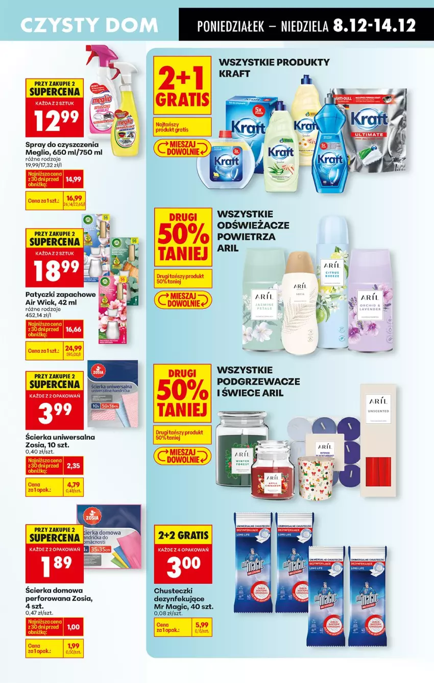 Gazetka promocyjna Biedronka - Od Poniedziałku - ważna 08.12 do 13.12.2025 - strona 82 - produkty: Air Wick, Chusteczki, Gra, Podgrzewacze, Spray do czyszczenia