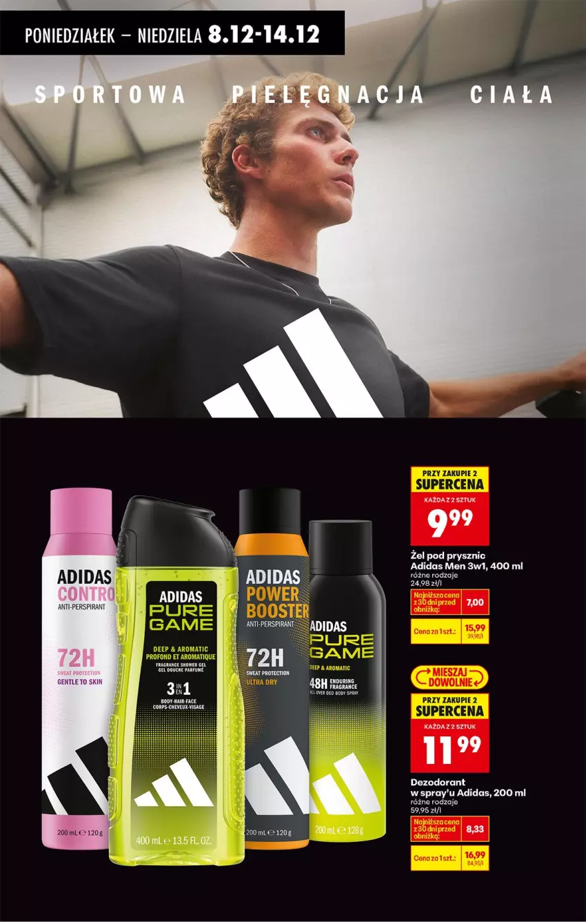 Gazetka promocyjna Biedronka - Od Poniedziałku - ważna 08.12 do 13.12.2025 - strona 86 - produkty: Adidas, Body, Dezodorant, EPEE, Fa, Gra, Por
