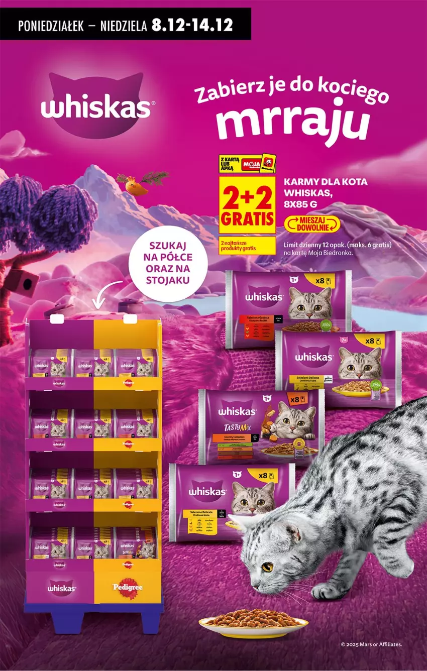 Gazetka promocyjna Biedronka - Od Poniedziałku - ważna 08.12 do 13.12.2025 - strona 93 - produkty: Mars, Stojak, Whiskas