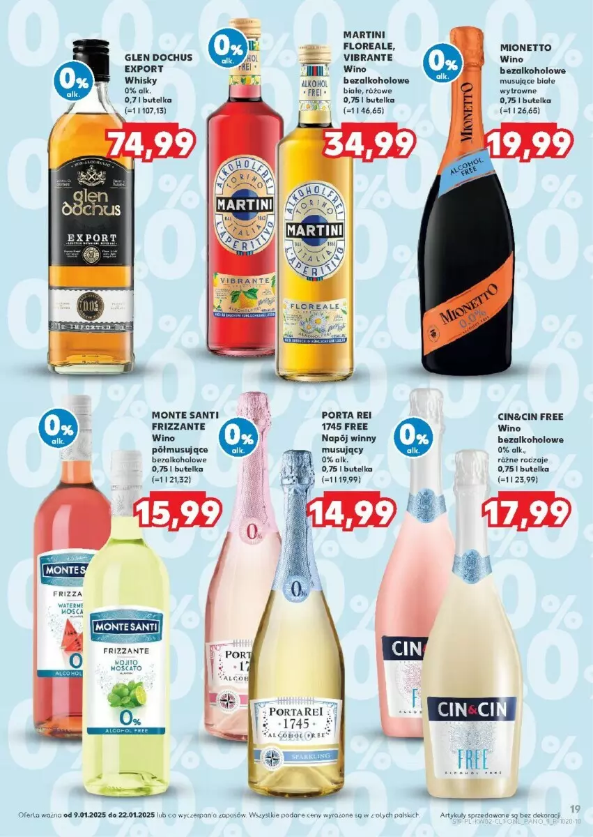 Gazetka promocyjna Kaufland - ważna 09.01 do 22.01.2025 - strona 11 - produkty: LG, Martini, Mionetto, Monte, Monte Santi, Mus, Napój, Por, Whisky, Wino, Wino bezalkoholowe