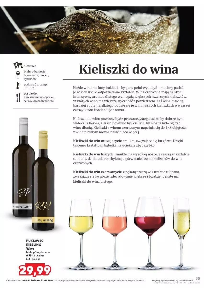 Gazetka promocyjna Kaufland - ważna 09.01 do 22.01.2025 - strona 29 - produkty: Bukiet, Mus, Sok, Tulipan, Wino, Wino białe