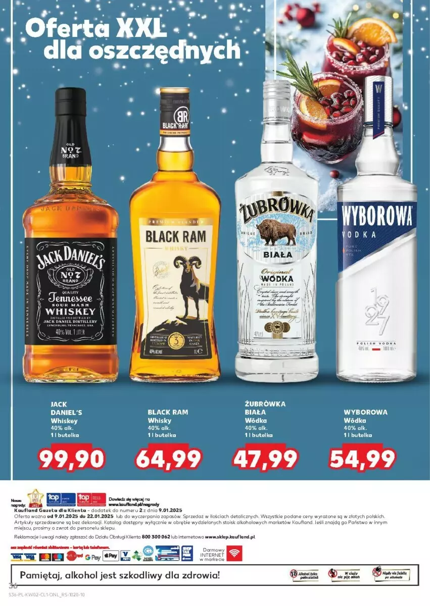 Gazetka promocyjna Kaufland - ważna 09.01 do 22.01.2025 - strona 30 - produkty: Lack, Whiskey, Whisky, Wódka, Wyborowa