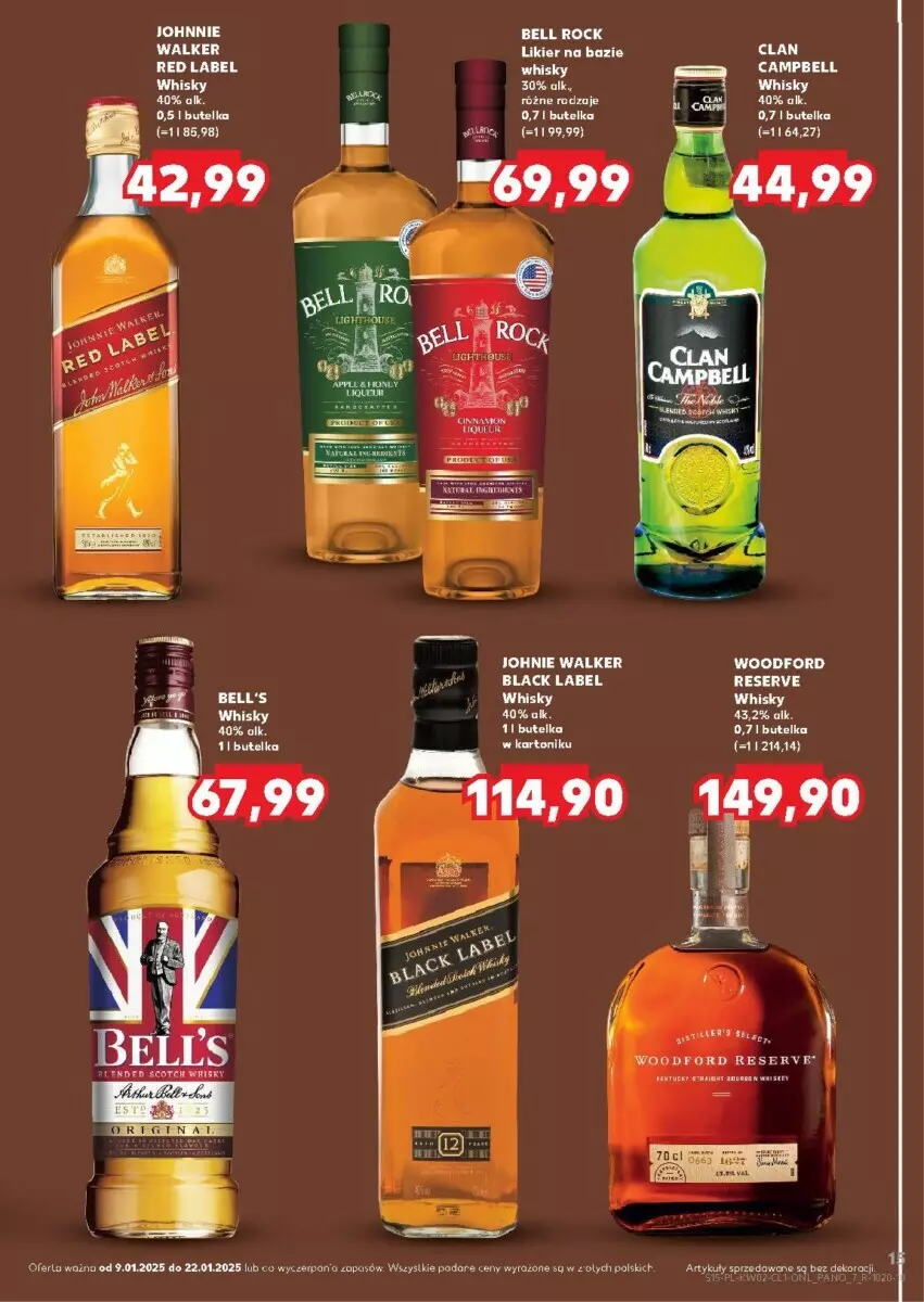 Gazetka promocyjna Kaufland - ważna 09.01 do 22.01.2025 - strona 7 - produkty: Bell, Jaja, Lack, Likier, Ser, Tonik, Whisky