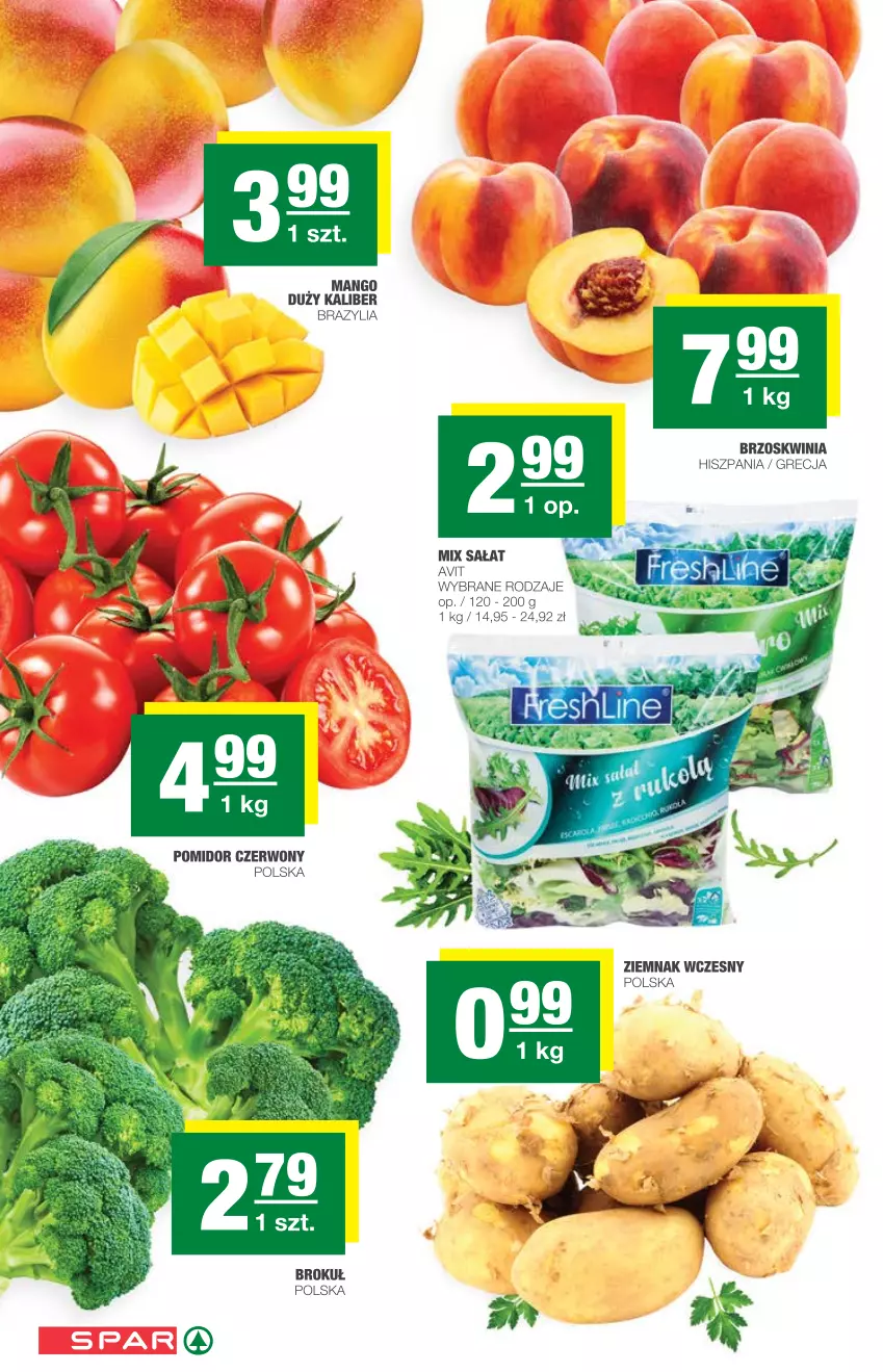 Gazetka promocyjna Spar - Spar - ważna 25.08 do 31.08.2021 - strona 2 - produkty: Mango, Sałat