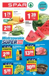 Gazetka promocyjna Spar - Spar - Gazetka - ważna od 31.08 do 31.08.2021 - strona 1 - produkty: Sok pomarańczowy, Sok, Ser, Por, Gry, Ogórek, Lody, Tymbark, Arbuz, Grunt, Nektar