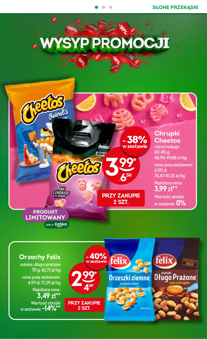 Gazetka promocyjna Żabka - gazetka-promocyjna-37-38-2026 - ważna 09.09 do 22.09.2026 - strona 20 - produkty: Cheetos, Chrupki, Felix