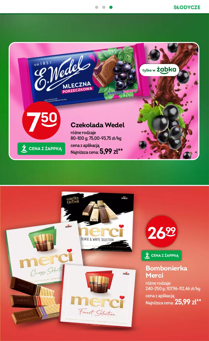 Gazetka promocyjna Żabka - gazetka-promocyjna-37-38-2026 - ważna 09.09 do 22.09.2026 - strona 25 - produkty: Czekolada, Merci