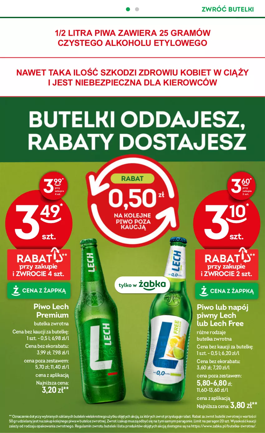 Gazetka promocyjna Żabka - gazetka-promocyjna-37-38-2026 - ważna 09.09 do 22.09.2026 - strona 32 - produkty: Gra, Lech Premium, Mus, Napój, Olej, Piec, Piwa, Piwo, Sok