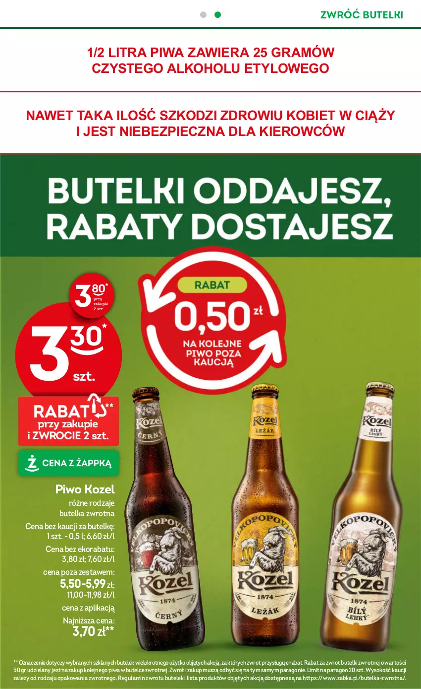 Gazetka promocyjna Żabka - gazetka-promocyjna-37-38-2026 - ważna 09.09 do 22.09.2026 - strona 33 - produkty: Gra, Kozel, Mus, Olej, Piec, Piwa, Piwo, Sok