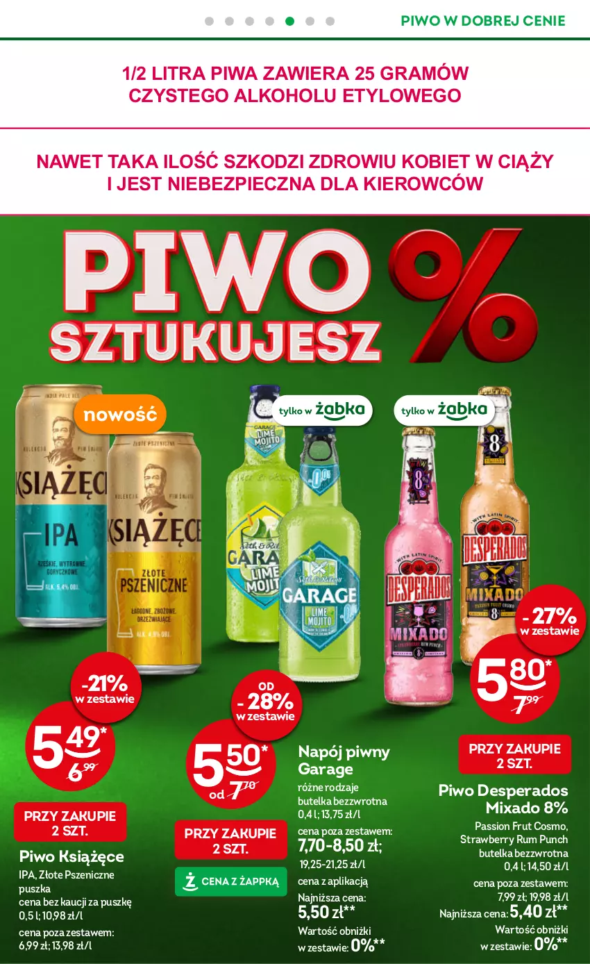 Gazetka promocyjna Żabka - gazetka-promocyjna-37-38-2026 - ważna 09.09 do 22.09.2026 - strona 38 - produkty: Desperados, Gra, Książęce, Mixa, Napój, Piec, Piwa, Piwo, Rum