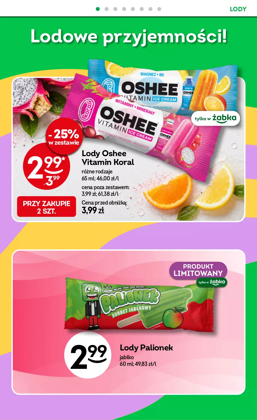 Gazetka promocyjna Żabka - gazetka-promocyjna-37-38-2026 - ważna 09.09 do 22.09.2026 - strona 42 - produkty: Lion, Lody, Oshee