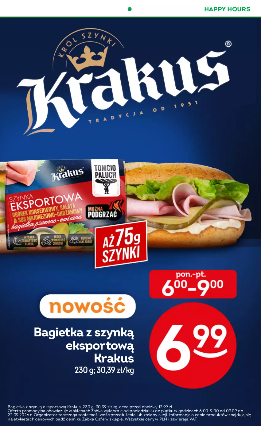 Gazetka promocyjna Żabka - gazetka-promocyjna-37-38-2026 - ważna 09.09 do 22.09.2026 - strona 54 - produkty: Bagietka, Krakus, Por, Sport