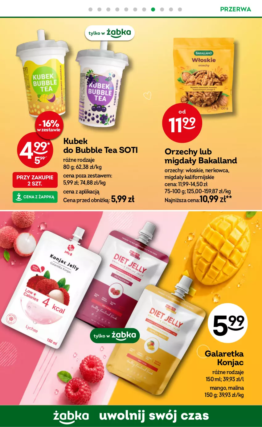 Gazetka promocyjna Żabka - gazetka-promocyjna-37-38-2026 - ważna 09.09 do 22.09.2026 - strona 69 - produkty: Bakalland, Gala, Galaretka, Kubek, Mango, Migdały