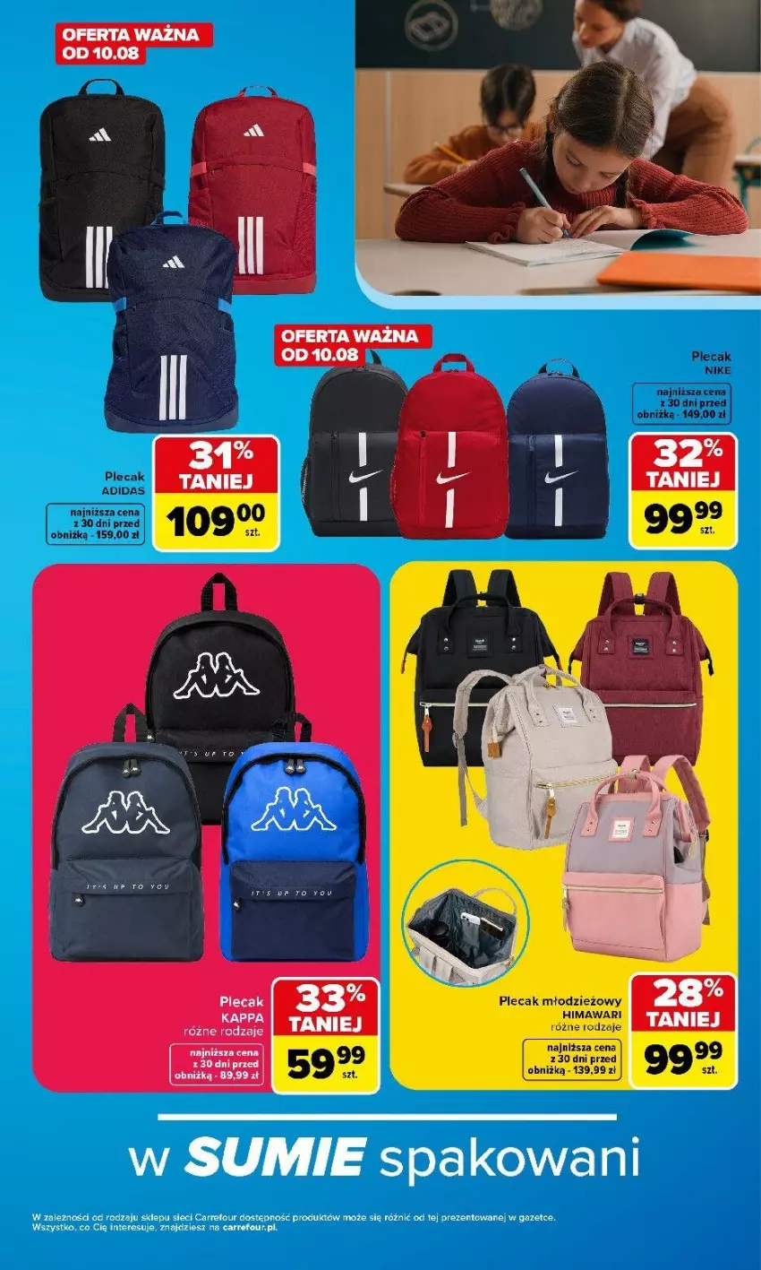 Gazetka promocyjna Carrefour - Gazetka Carrefour Szkolna oferta na plecaki, piórniki i worki - ważna 15.08 do 12.09.2026 - strona 11 - produkty: Plecak