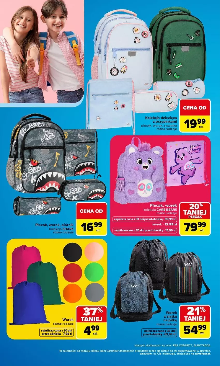 Gazetka promocyjna Carrefour - Gazetka Carrefour Szkolna oferta na plecaki, piórniki i worki - ważna 15.08 do 12.09.2026 - strona 6 - produkty: Dzieci, Inka, Piórnik, Plecak, Prima