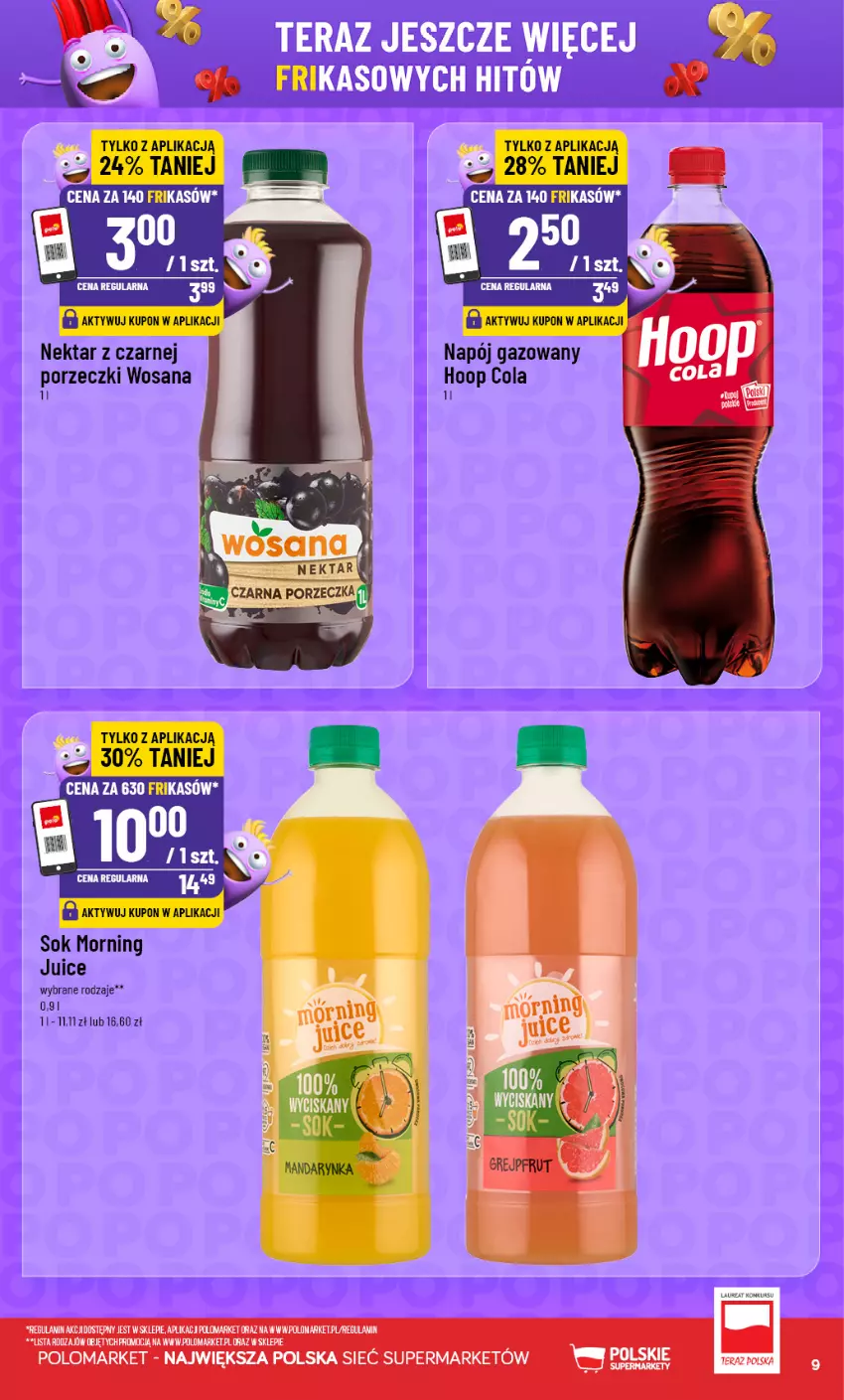 Gazetka promocyjna PoloMarket - Katalog Frikasy - ważna 02.09 do 08.09.2026 - strona 9 - produkty: Hoop, LG, Napój, Napój gazowany, Nektar, Por, Sok, Tera, Wosana