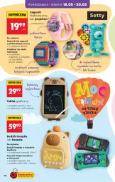 Gazetka promocyjna Biedronka - Okazje Tygodnia - Gazetka - ważna od 30.05 do 30.05.2026 - strona 12 - produkty: Zegarek, Konsola, Gra, Przewód, Tablet, Budzik, LANA, Smycz, Zegar, Bateria, Olej